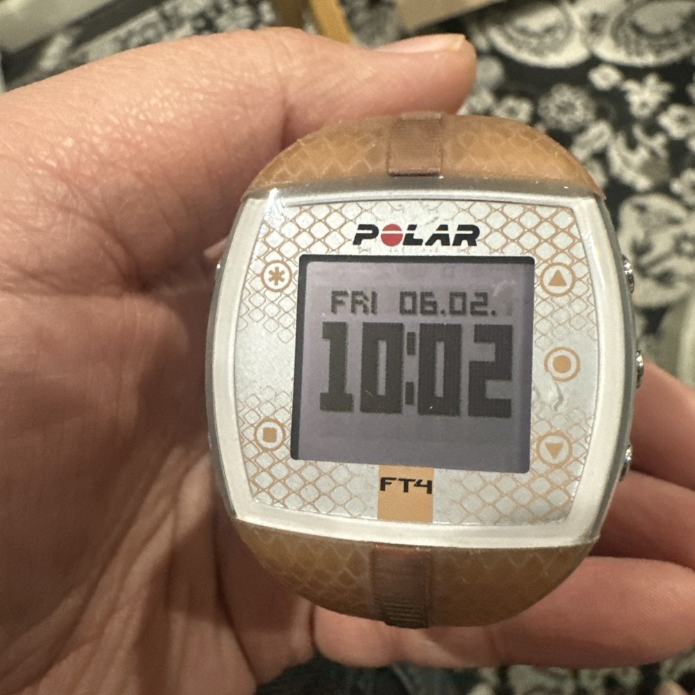 Working Polar FT4 Unisex digital sports watch New Battery All Buttons Work. 38mm